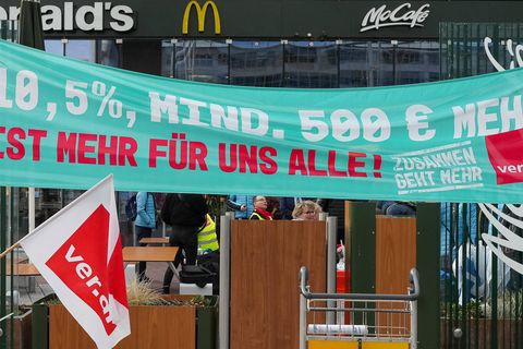 Streik am Münchner Flughafen: Der Tarifstreit im öffentlichen Dienst geht nun in die Schlichtung