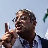 Itamar Ben-Gvir, Minister für Nationale Sicherheit, mit erhobenem Zeigefinger