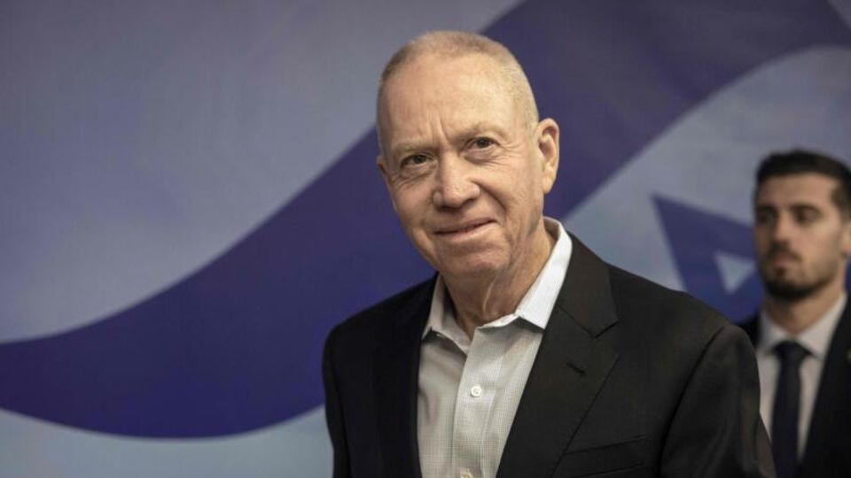 Israels kürzlich entlassener Verteidigungsminister Yoav Galant