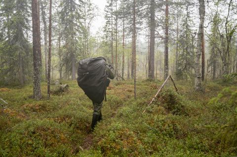 Ein Truppenmitglied der Spezialeinheit in Finnland