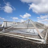 Netze über dem Lichthof