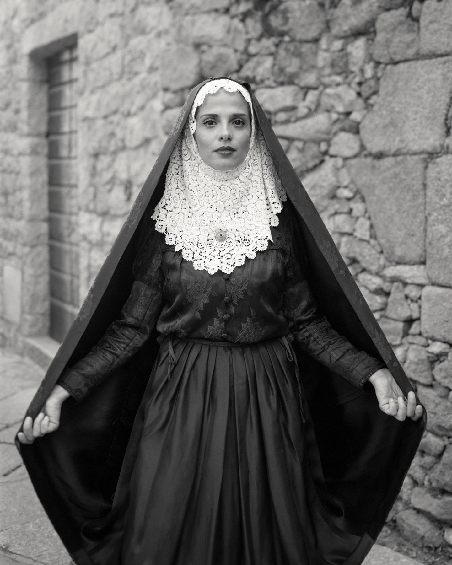 La Donna "Faldetta Cupaltata", Tempio Pausania, Sardinien