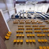 Der Gerichtssaal von innen