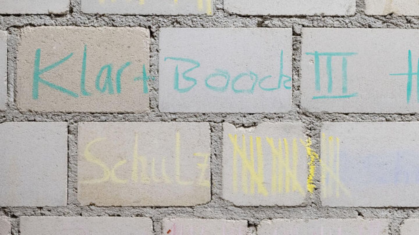 RAF-Namen stehen noch immer an der Wand RAF-Namen stehen noch immer an der Wand