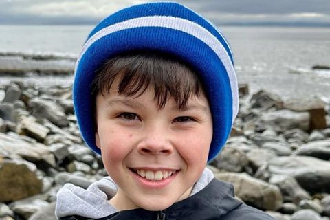 Eli am Strand