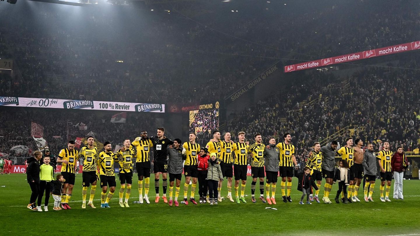 Der Kader von Borussia Dortmund kann da nicht ganz mithalten: Sein Wert beträgt 547,70 Millionen Euro.