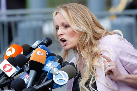 Stormy Daniels, hier bei einem Auftritt 2018