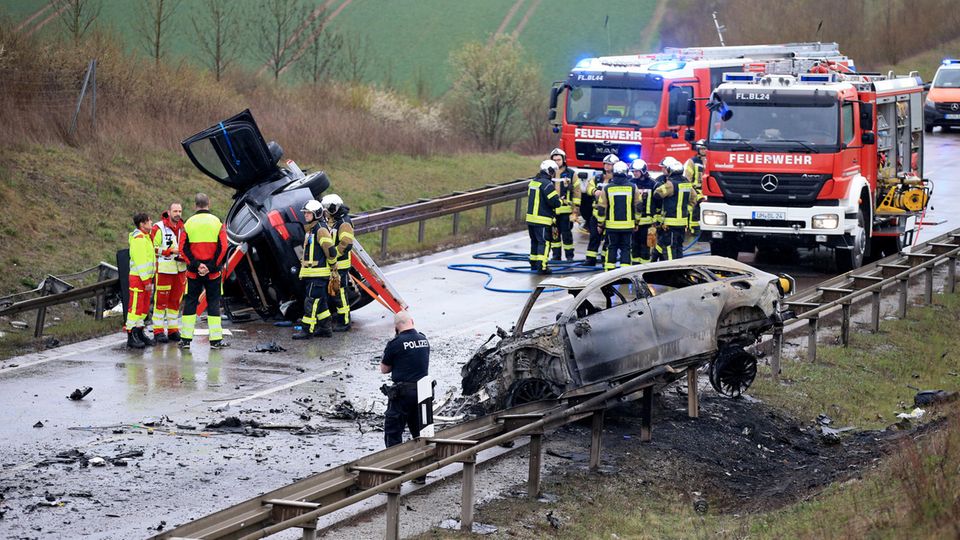 Unfall in Thüringen, Bad Langensalza Unfall in Thüringen, Bad Langensalza