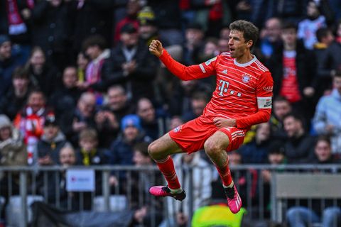 Thomas Müller hebt ab: Die Bayern haben nach eigener Aussage noch viel Luft nach oben
