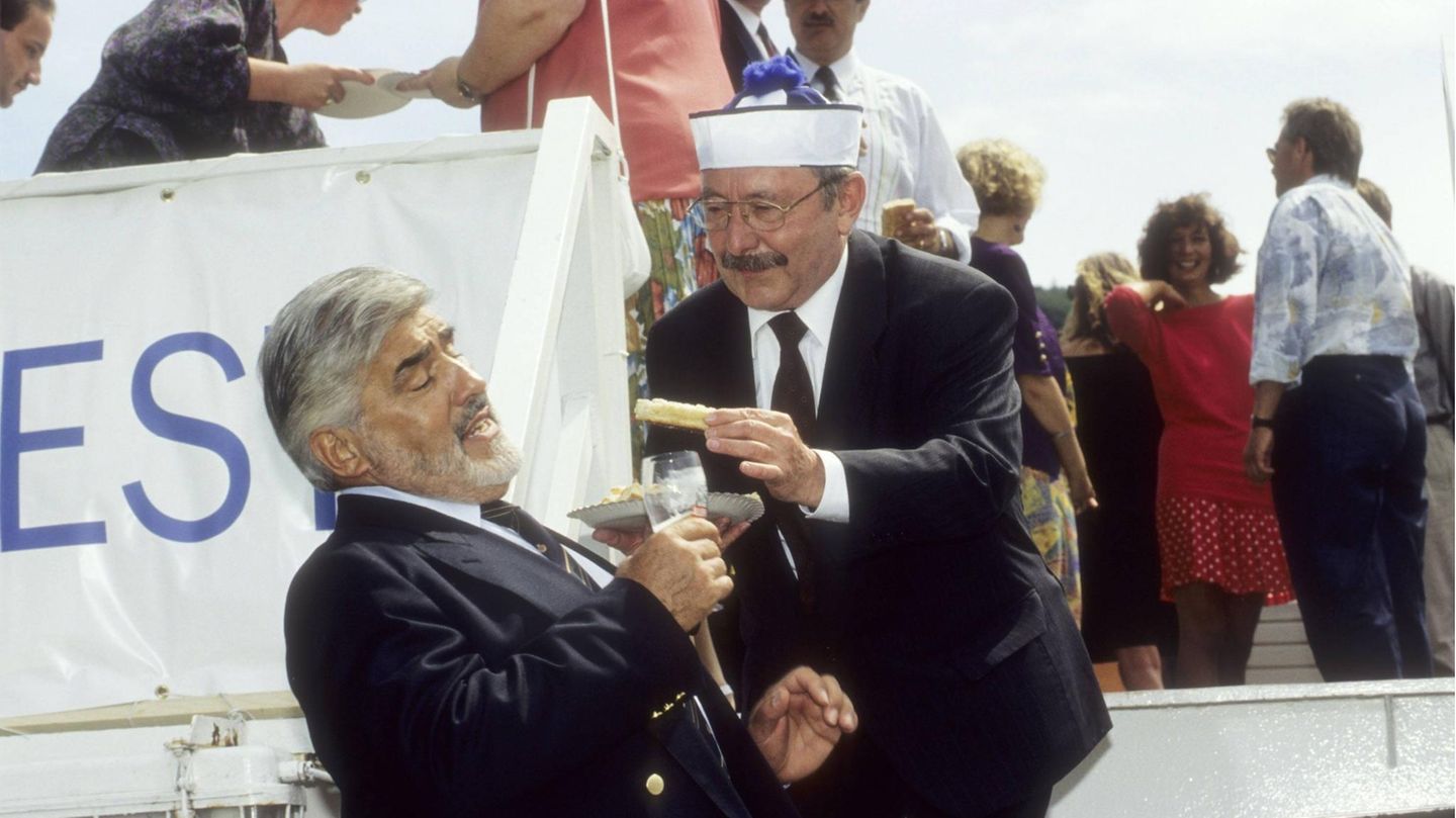 Mario Adorf und Heinz Schubert in "Der große Bellheim"