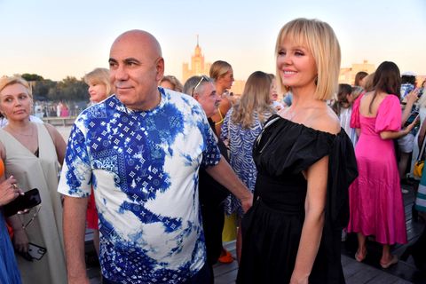 Offiziell Wladimir Putin ergeben: Iosif Prigoschin und seine Frau Valeria bei einer High-Society-Veranstaltung in Moskau