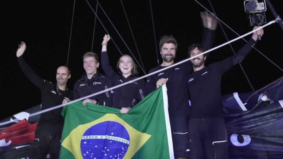 Video: Boris Herrmanns Team Malizia gewinnt 3. Etappe des Ocean Race
