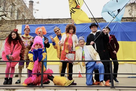 Die Humorina-Clowns in Odessa