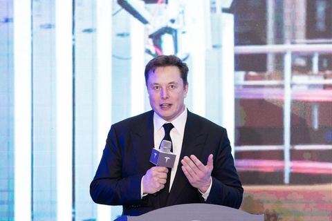 Elon Musk bei einem Event in Shanghai