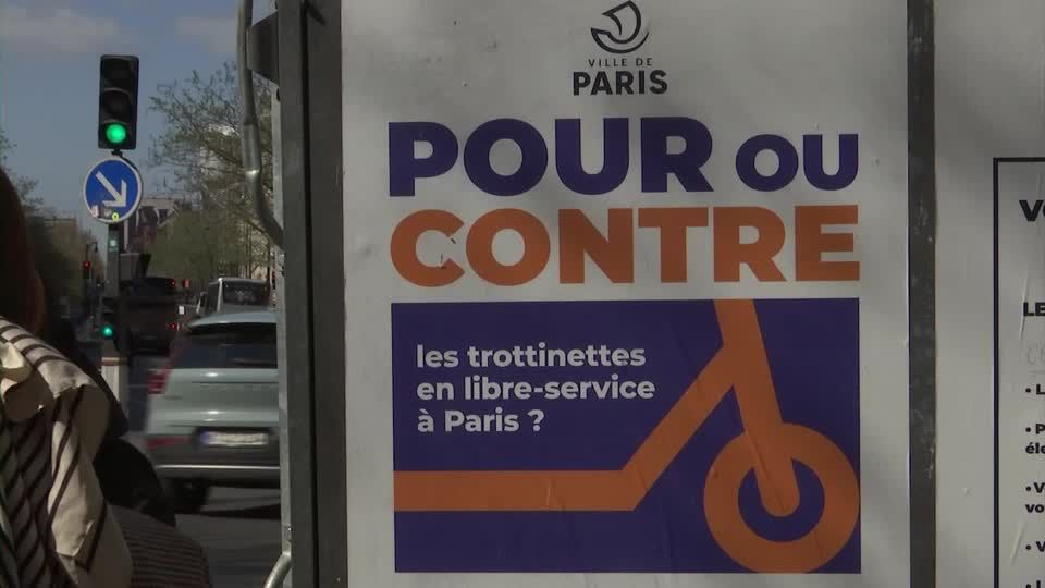 Video: Abstimmung zum Verbot von E-Scootern in Paris stößt auf gemischte Reaktionen