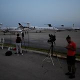 Journalisten Palm Beach Airport