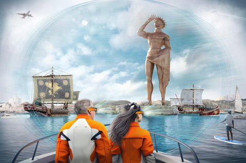 Im Jahr 2070 könnten wir mit speziellen Anzügen sogar in die Vergangenheit reisen. Irgendwie.