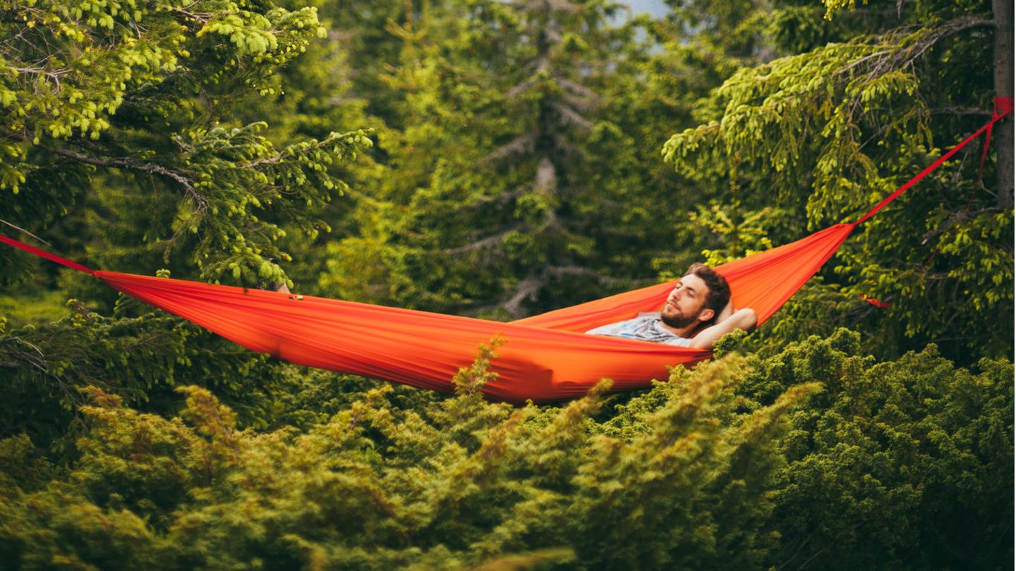 Entspannung in der Hängematte Entspannung in der Hängematte