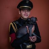 Kommandant: Héctor Álvaro Flores, 32, ist Anführer der "Guerreros Aztecas"