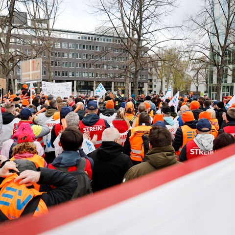 Streik der Gewerkschaften am 27.03. in Berlin