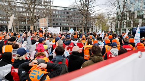 Streik der Gewerkschaften am 27.03. in Berlin
