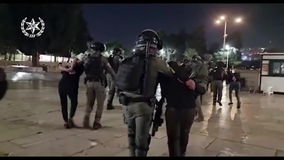 Video: Erneut Ausschreitungen auf dem Tempelberg in Jerusalem
