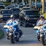 Trumps Autokolonne in Florida