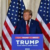 Trump bei seiner Rede in Mar-a-Lago