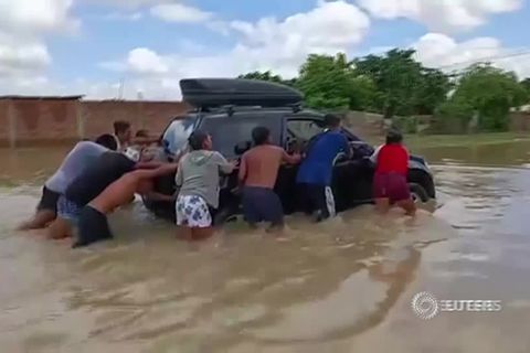 Video: Heftige Unwetter in Peru