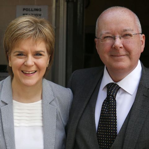 Schottlands Ex-Premierministerin Nicola Sturgeon mit ihrem Ehemall Peter Murrell