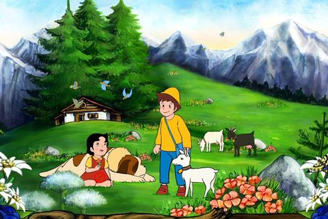 Karfreitag: Zeichentrick-Szene aus "Heidi"