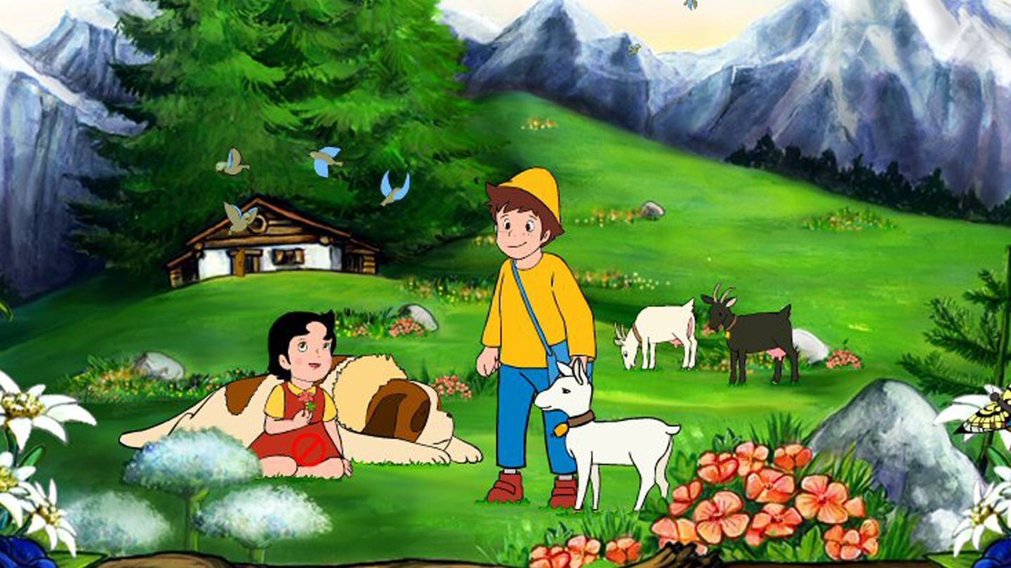 Karfreitag: Zeichentrick-Szene aus "Heidi"