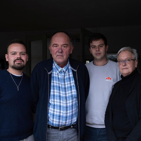 Drogentot: Familie Holze bei sich Zuhause in Mecklenbeck
