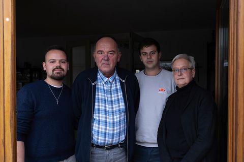 Drogentot: Familie Holze bei sich Zuhause in Mecklenbeck