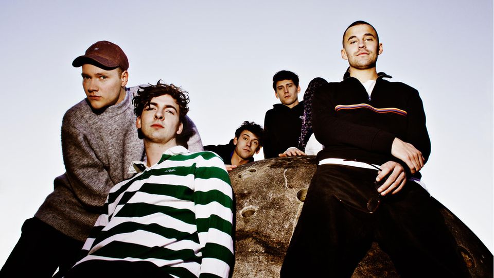 Bruno Alexander, Max Mathis, Emil und Oskar Belton sowie Leonard Fuchs (v. l. n. r.).