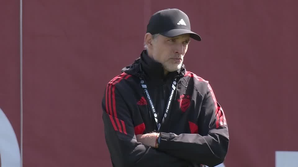 Video: Training vor dem Spiel: Tuchels Bayern treffen im Viertelfinale der Champions League auf Manchester City