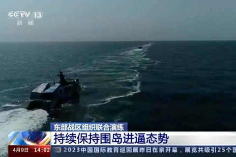 Chinesisches Militärmanöver