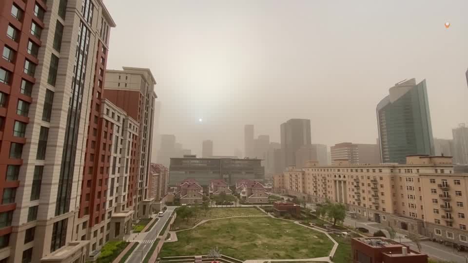 Video: Peking: Warnung vor Wüstensand