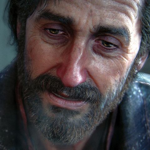 Falten, Poren, Risse - dank hochaufgelöster Texturen und Motion Capture Technik geht "The Last of Us" in Richtung Fotorealismus.
