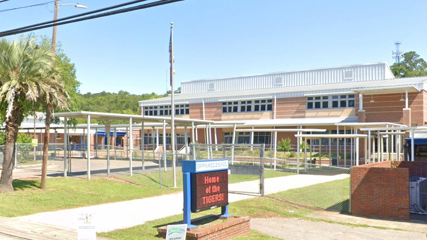 Die Griffin Middle School in Tallahassee im US-Bundesstaat Florida