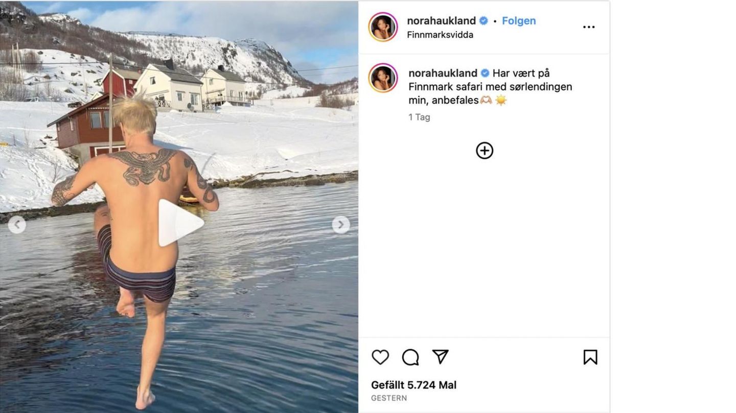 Sprung ins eiskalte Wasser