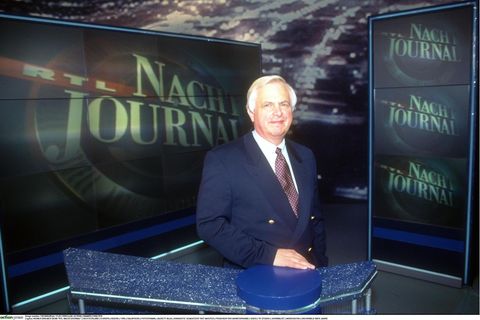 Heiner Bremer als damaliger Moderator des RTL-Nachtjournal. Heute ist er Kommentator beim Nachrichtensender n-tv