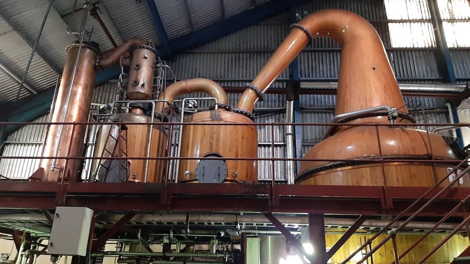 Doppel-Retorten-Brennblase Doppel-Retorten-Brennblase