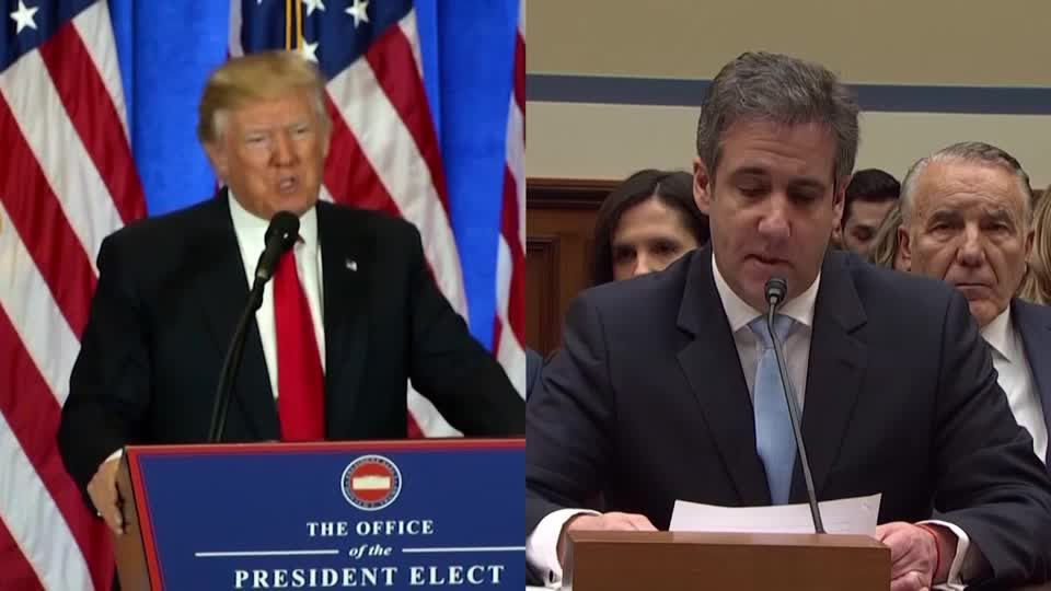 Video: Trump verklagt Ex-Anwalt auf mehr als eine halbe Milliarde Dollar