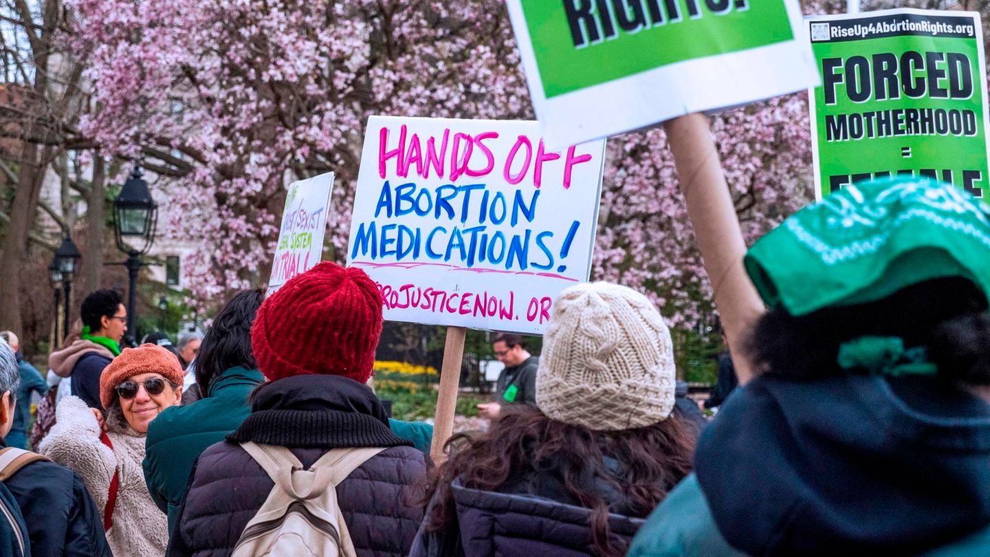 Abtreibungsdemo in New York