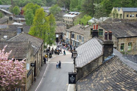 Blick auf Hebden Bridge