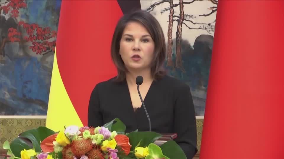 Video: Baerbock warnt China vor "Horrorszenario" um Taiwan