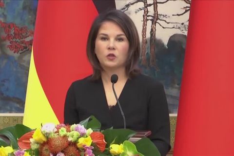 Video: Baerbock warnt China vor "Horrorszenario" um Taiwan