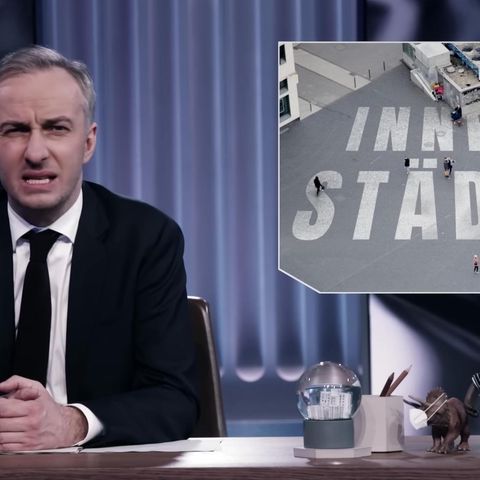In der neuen Ausgabe des "ZDF Magazine Royale" geht Jan Böhmermann ans Herz der deutschen Städte