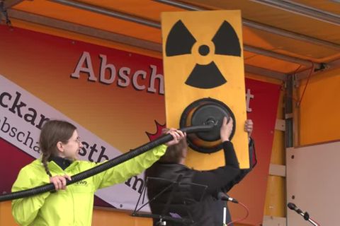 Video: AKW-Abschaltparty in Neckarwestheim